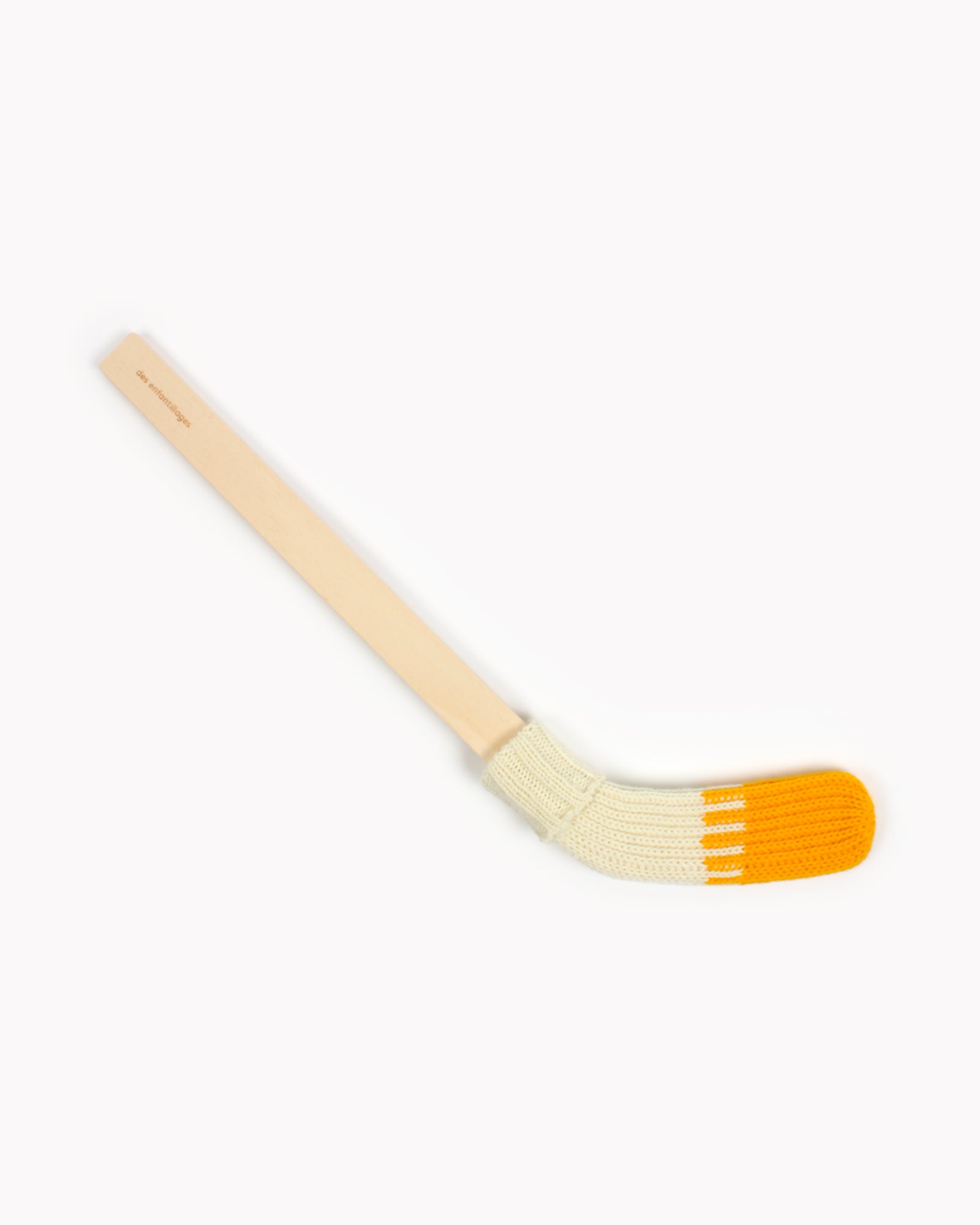 Bâton de hockey ― jaune et crème
