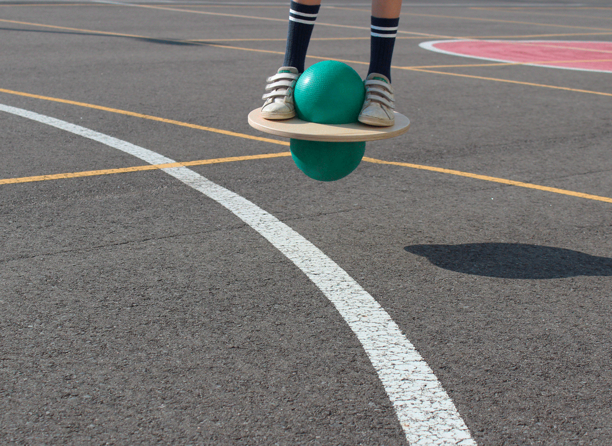 Ballon sauteur ― Pogo ball bleu